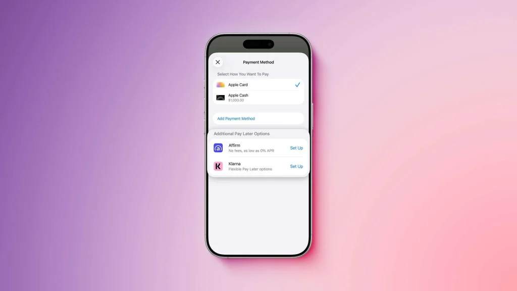 Apple Pay Later via Klarna is now available in France and Italy 2 iOS 26 iPhone 16 Pro Apple Pay Now Pay Later Klarna