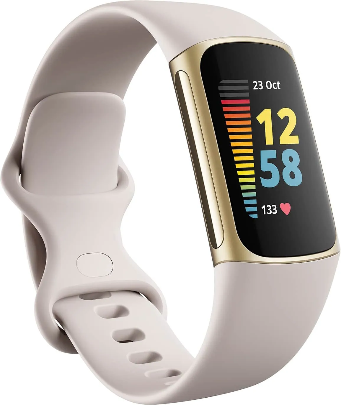 Fitbit Charge 5 9 Fitbit Charge 5 Lunar White/Soft Gold