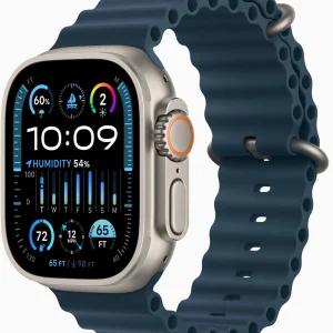 Apple Watch Ultra 2 titan ocean armband blau