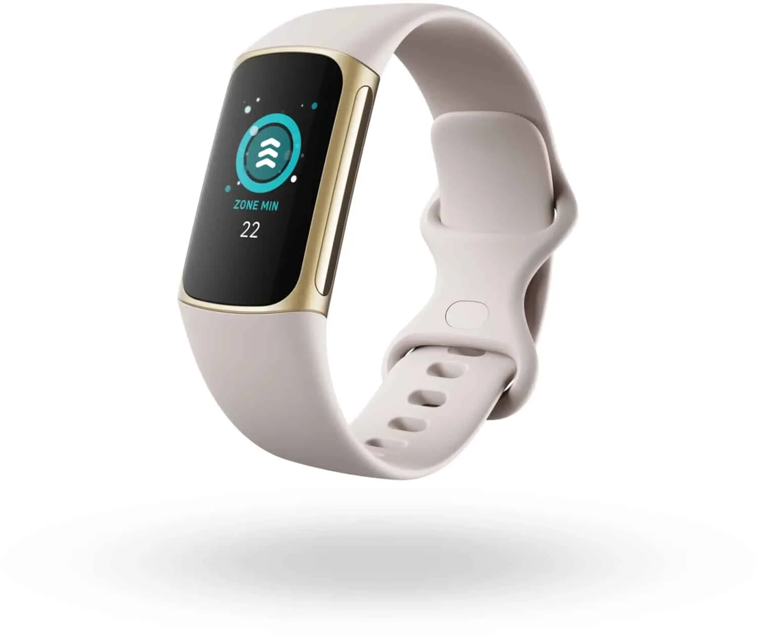 Fitbit Charge 5 10 Fitbit Charge 5 Lunar White/Soft Gold