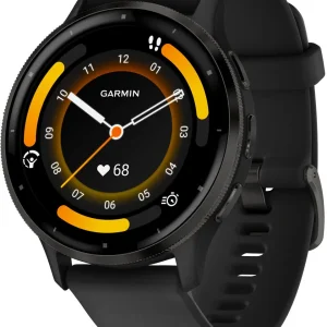 Garmin Venu 3 black slate grey silicone wristband